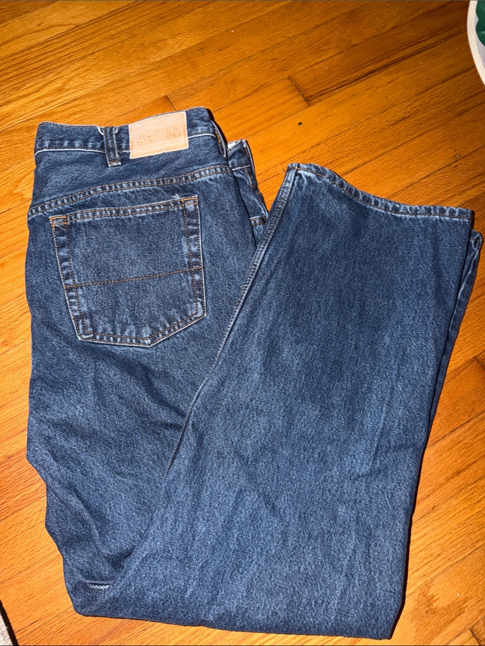 Men's Classic Dark Blue Denim Jeans C.E Schmidt Work Wear 40X32 great condition